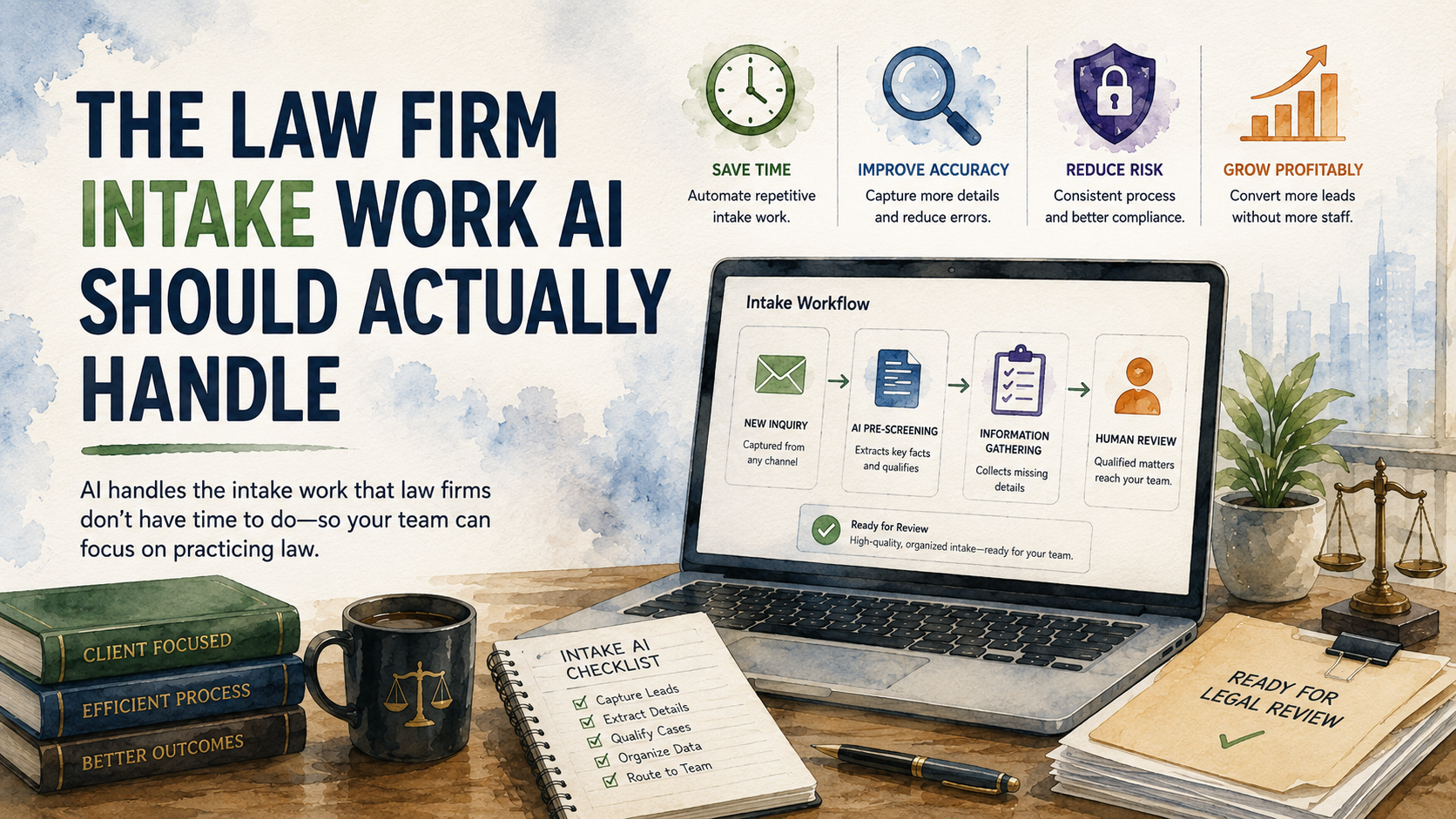 The Law Firm Intake Work AI Should Actually Handle