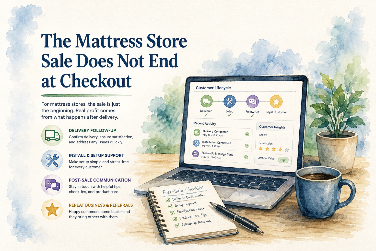 The Mattress Store Sale Does Not End at Checkout